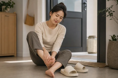 TOP6 발바닥 아픈 사람 슬리퍼 추천 상황 이미지