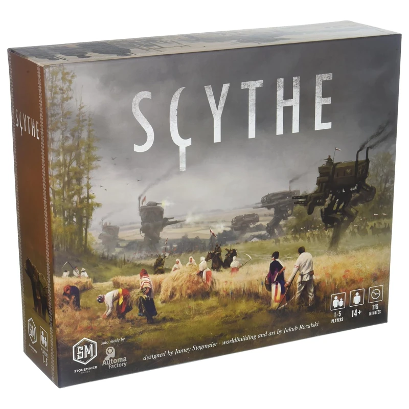 사이드 Scythe 영문 본판 실제 상자 사진