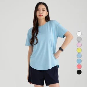 TOP7 여름 러닝 반팔티 추천 추천 모델 캐럿 여성용 액티브 릴렉스 핏 반팔 티셔츠