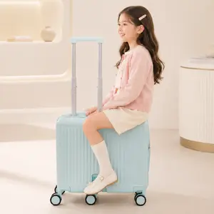 TOP15 어린이 여행 캐리어 추천 추천 모델 [Travory] 레인보우 키즈 라이딩 캐리어 어린이 타는 기내용 여행가방 18인치(45cm)
