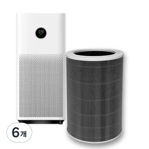 TOP7 자급제 스마트폰 추천 추천 모델 샤오미 미에어 4 프로 스마트 공기청정기 호환 필터 AC-M15-SC, 6개, 미에어4 PRO