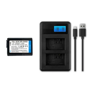 TOP7 브이로그 카메라 추천 추천 모델 Zoom-AI 에이아이 소니 NP-FW50 배터리 호환 ZV-E10 RX10 A7II A6500 A6400, 1개, NP-FW50 1개+듀얼충전기