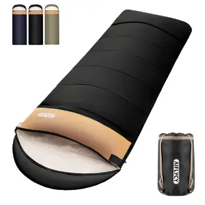 TOP10 겨울 침낭 추천 추천 모델 AIFLYCY 겨울용 방한 머미형 아웃도어 캠핑 침낭 210 x 82cm 2200g, 1개, 블랙