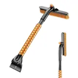 TOP7 자동차 스노우브러쉬 추천 추천 모델 [30cm 와이드 브러쉬] 폴라스윙 차량용 성에제거기 스크래퍼 눈제거, 1개