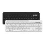 TOP7 멀티페어링 무선 키보드 추천 추천 모델 아이노트 K608RB 멀티페어링 무선 블루투스 무선 키보드 키스킨 포함 블랙