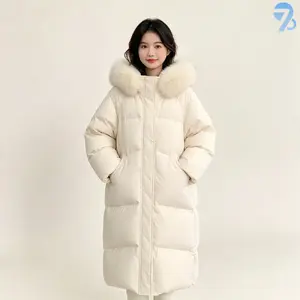 TOP7 여성 패딩 추천 추천 모델 708090 여성용 퍼 후드 롱 면패딩