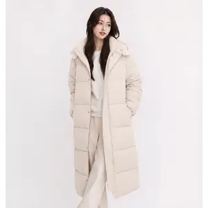 TOP7 여성 패딩 추천 추천 모델 비브온 따뜻한 오버핏 여성 후드 롱 패딩